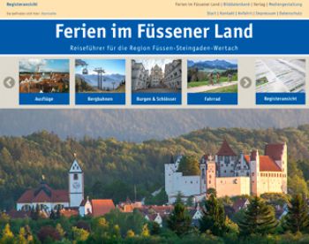 Reiseführer für die Region Füssen-Steingaden-Wertach